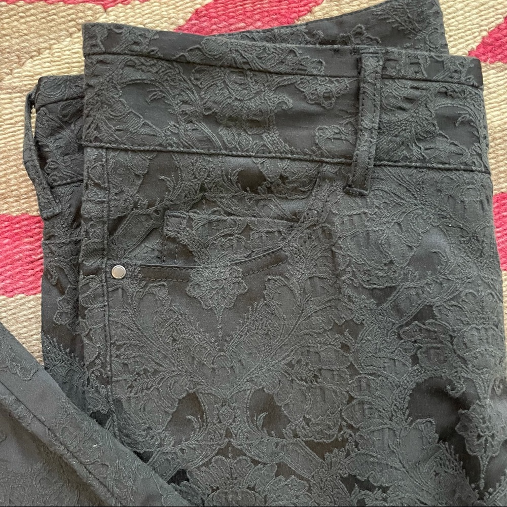 Sundance brocade lace black pants